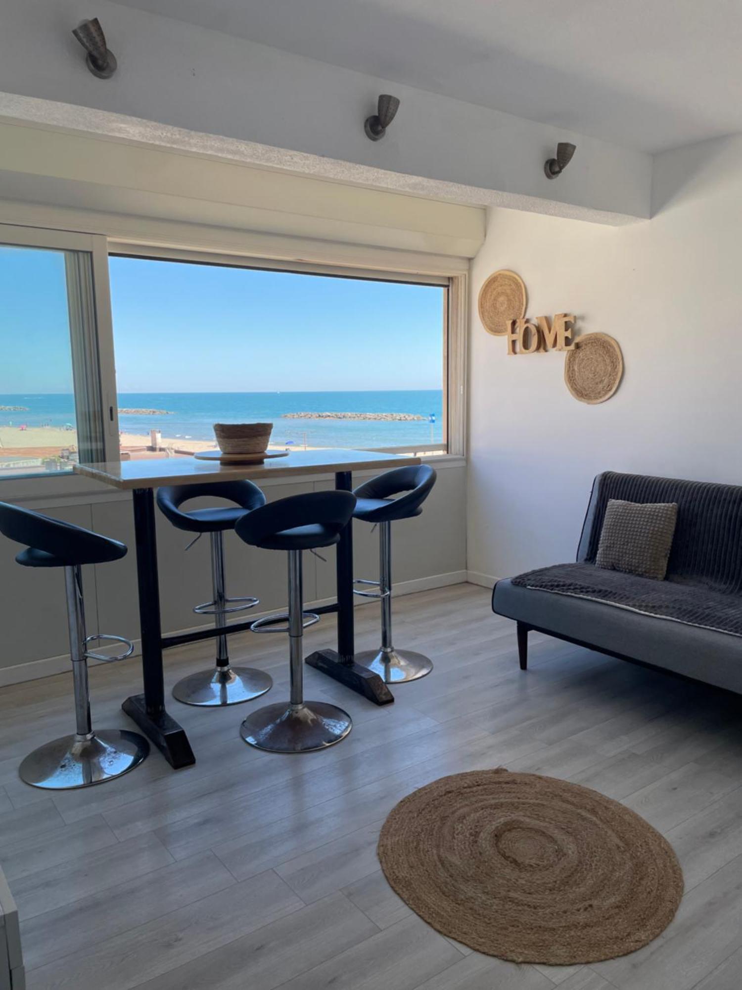 Superbe Appartement Vue Sur Mer Valras-Plage Eksteriør bilde